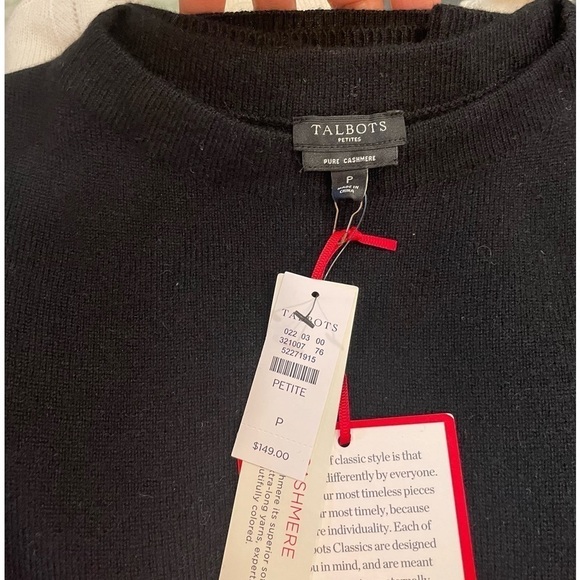 Talbots Sweaters - New - Talbot Audrey cashmere sweater - size petite S.